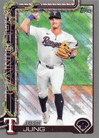 2025 Topps Holiday Baseball Silver Glitter Holiday Josh Jung #H7