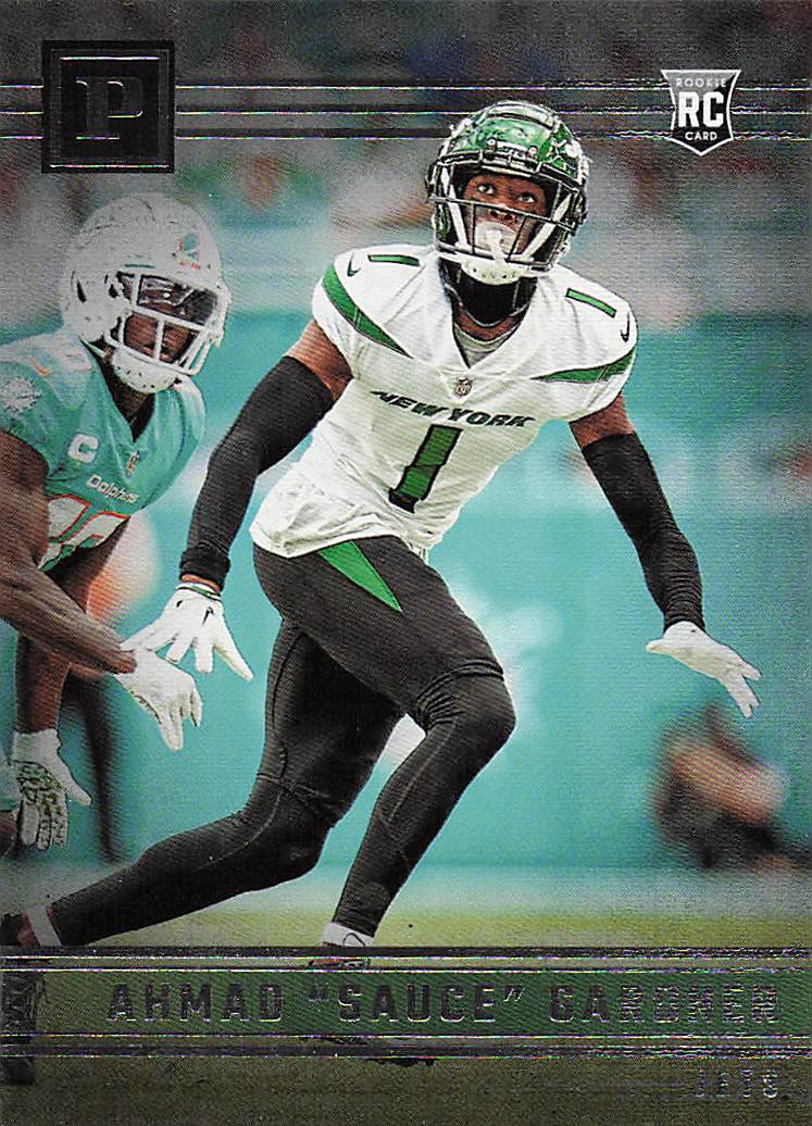 2022 Panini Chronicles Football Panini Teal Ahmad "Sauce" Gardner #PA-16