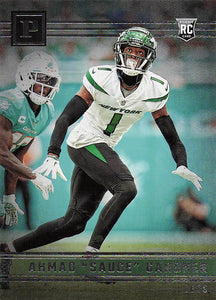 2022 Panini Chronicles Football Panini Teal Ahmad "Sauce" Gardner #PA-16