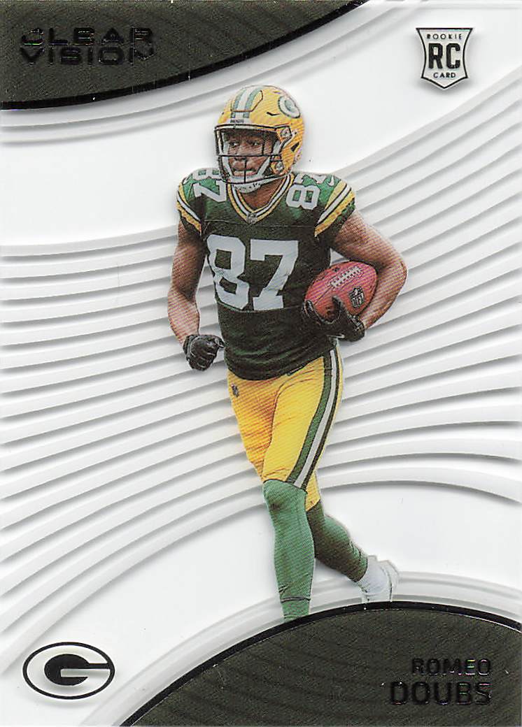 2022 Panini Chronicles Football Clear Vision Rookies Romeo Doubs #CVR-29