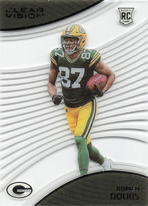 2022 Panini Chronicles Football Clear Vision Rookies Romeo Doubs #CVR-29