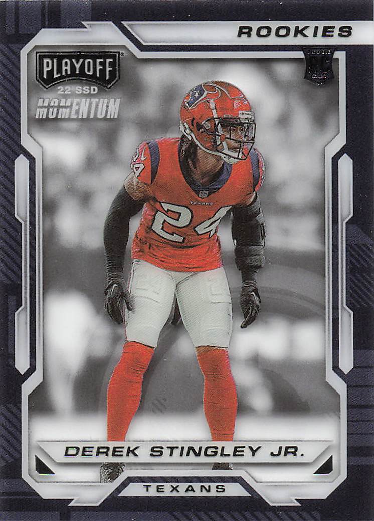 2022 Panini Chronicles Playoff Momentum Rookies Derek Stingley Jr. #PMR-37