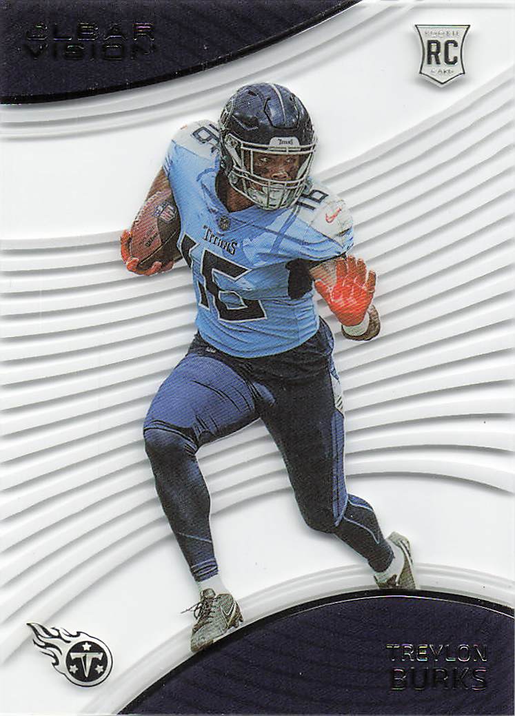 2022 Panini Chronicles Football Clear Vision Rookies Treylon Burks #CVR-11