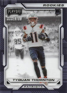 2022 Panini Chronicles Football Playoff Momentum Rookies Tyquan Thornton #PMR-20