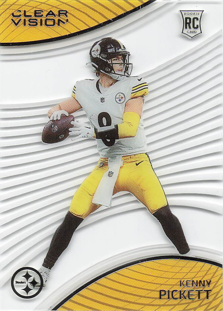 2022 Panini Chronicles Football Clear Vision Rookies Kenny Pickett #CVR-1