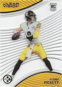 2022 Panini Chronicles Football Clear Vision Rookies Kenny Pickett #CVR-1