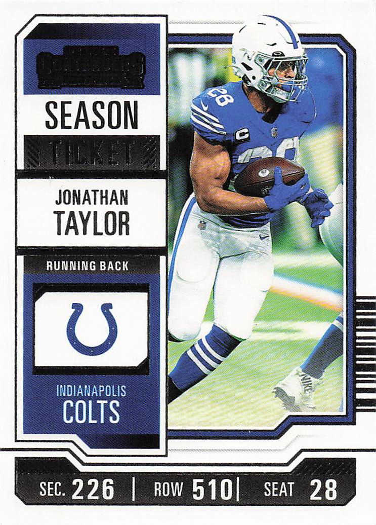 2023 Panini Contenders Football Season Ticket Retail Jonathan Taylor #43