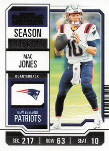 2023 Panini Contenders Football Season Ticket Retail Mac Jones #69