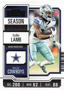 2023 Panini Contenders Football CeeDee Lamb #27