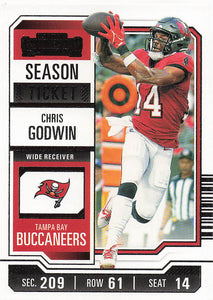 2023 Panini Contenders Football Season Ticket Retail Chris Godwin #93