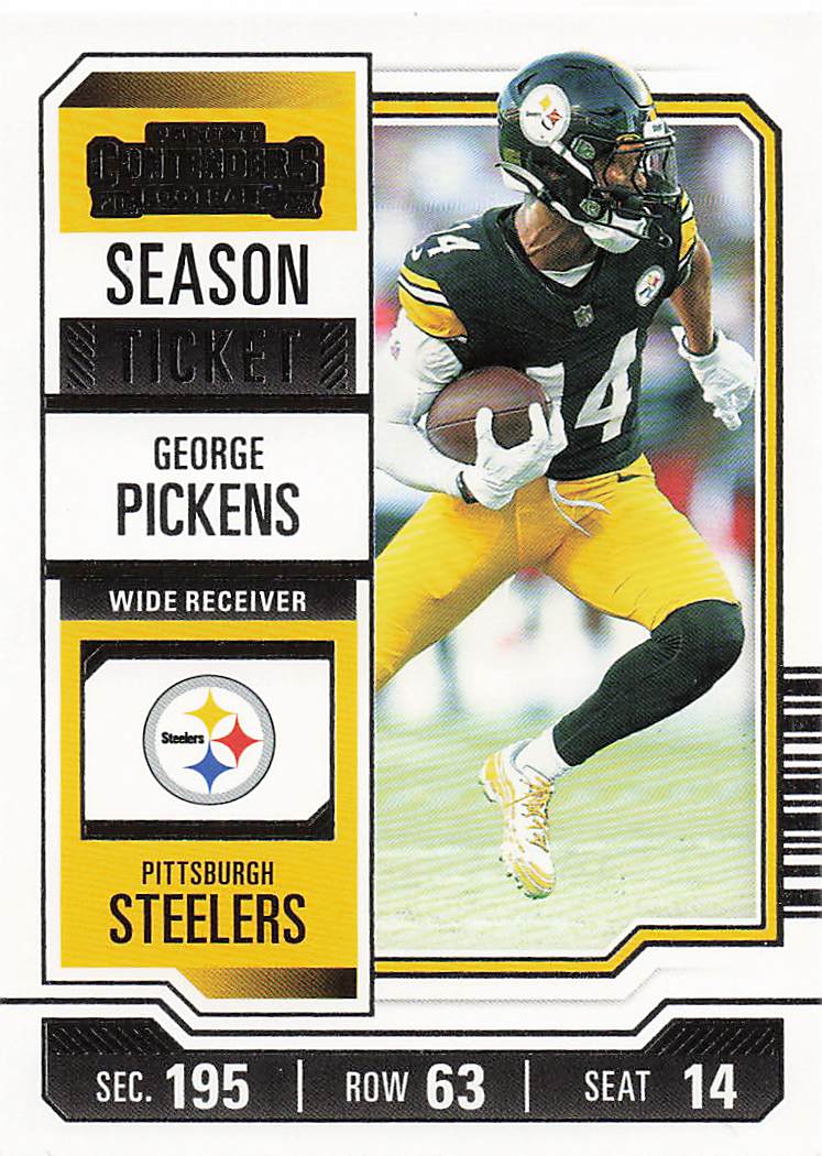 2023 Panini Contenders Football George Pickens #82