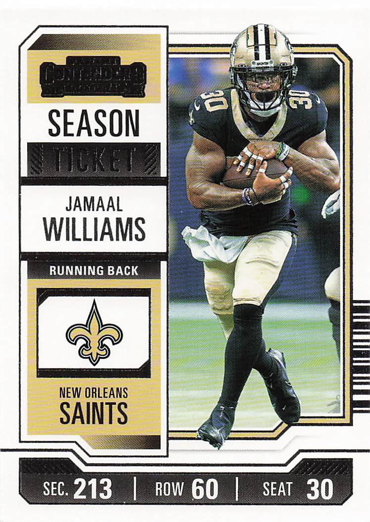 2023 Panini Contenders Football Season Ticket Retail Jamaal Williams #73