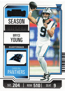 2023 Panini Contenders Football Bryce Young #15 Rookie