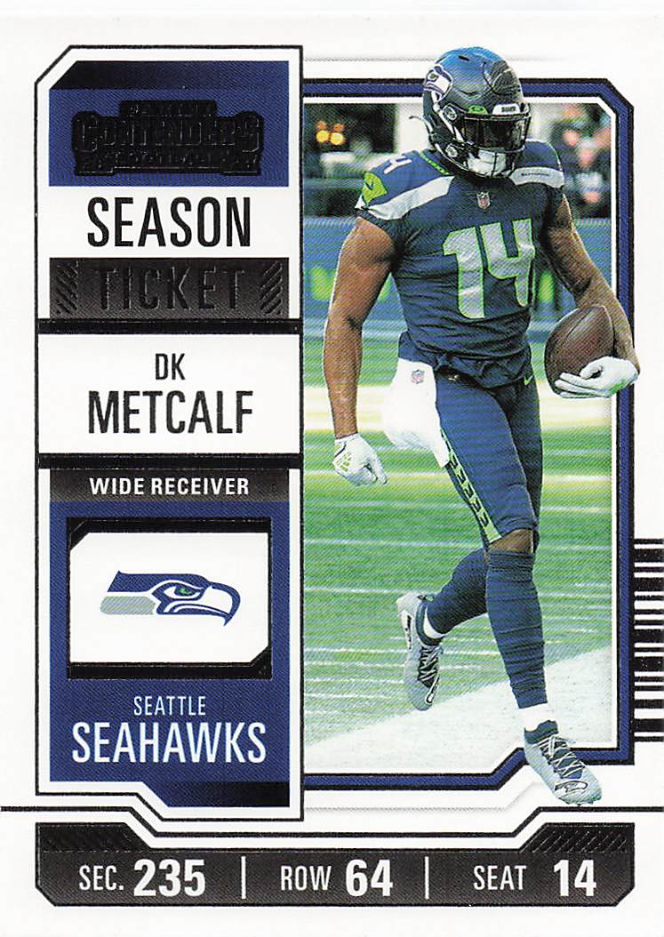 2023 Panini Contenders Football DK Metcalf #89