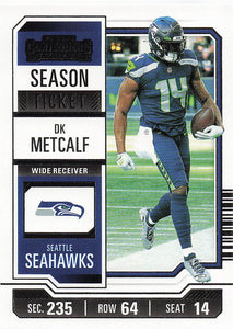 2023 Panini Contenders Football DK Metcalf #89