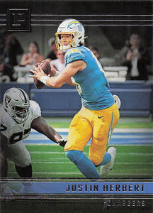 2022 Panini Chronicles Football Panini Teal Justin Herbert #PA-33