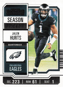 2023 Panini Contenders Football Jalen Hurts #81