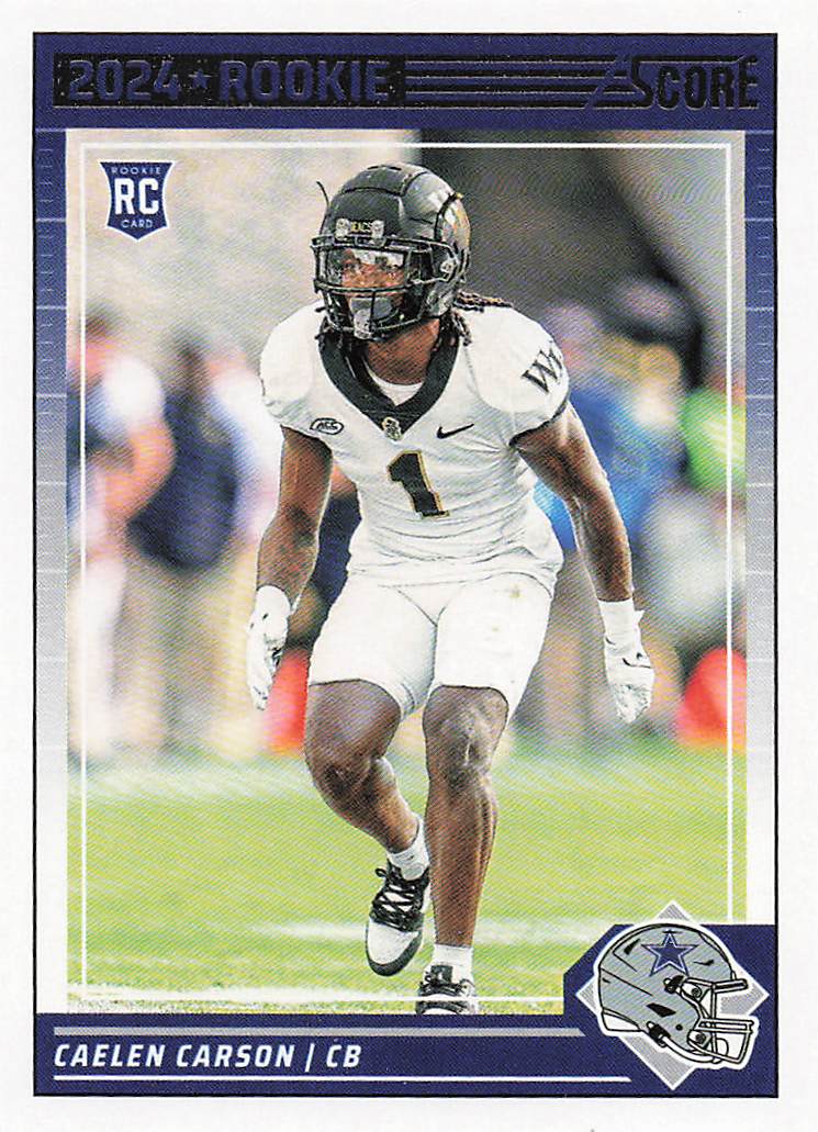 2024 Score Football Caelen Carson #368 Rookie