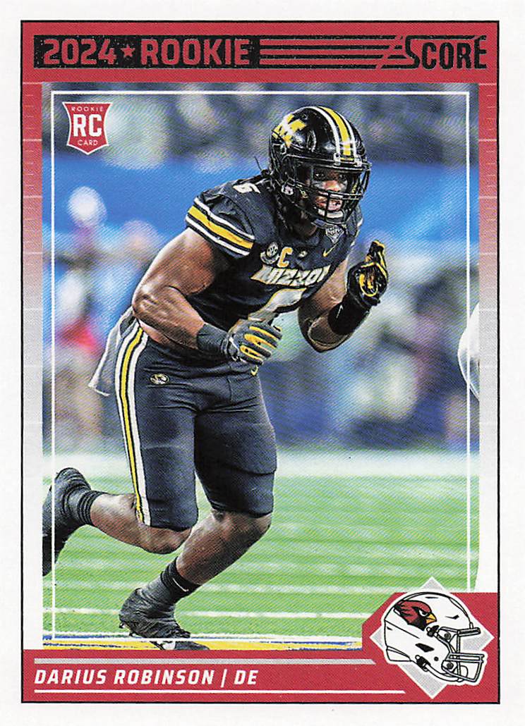 2024 Score Football Darius Robinson #326 Rookie