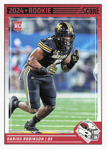 2024 Score Football Darius Robinson #326 Rookie
