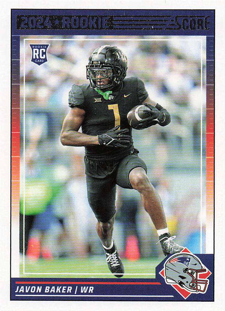 2024 Score Football Javon Baker #393 Rookie