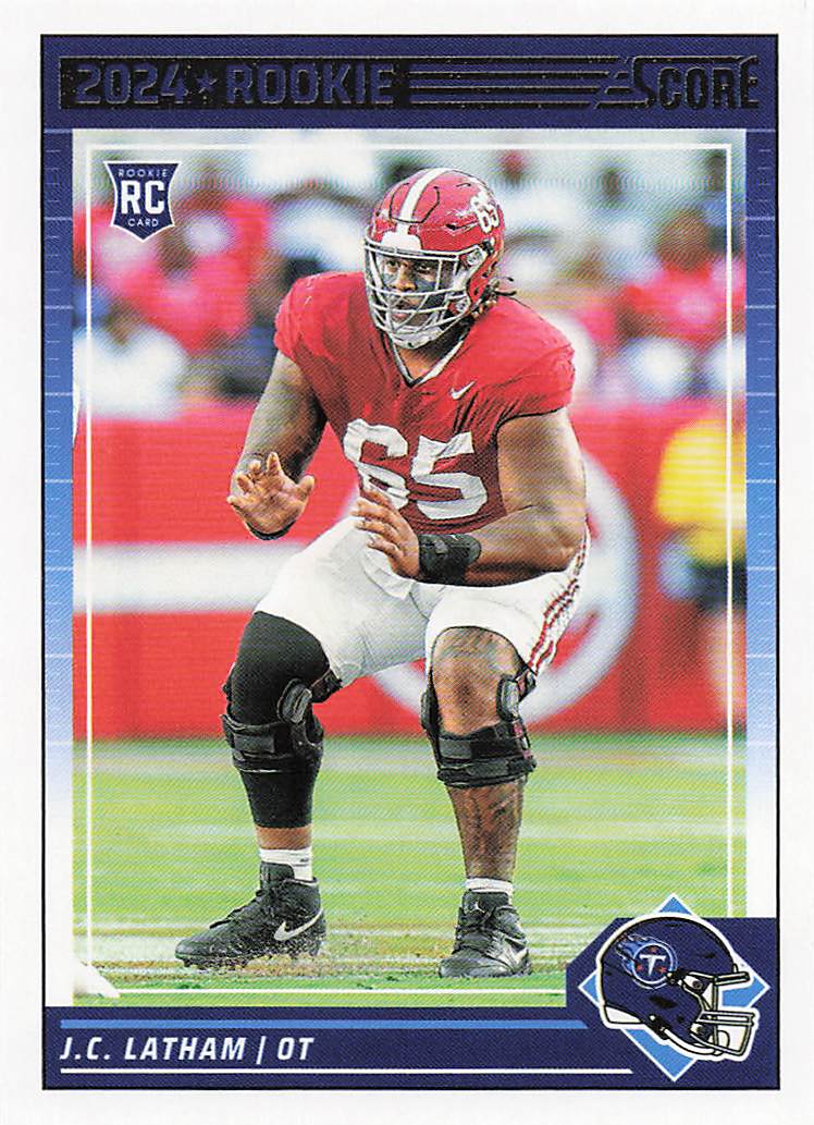 2024 Score Football JC Latham #318 Rookie
