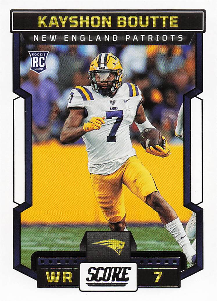 2023 Score Football Kayshon Boutte #350 Rookie