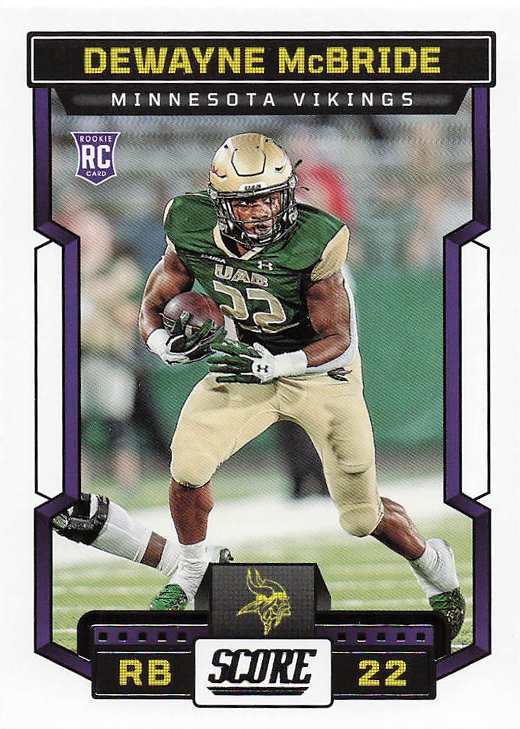 2023 Score Football DeWayne McBride #333 Rookie