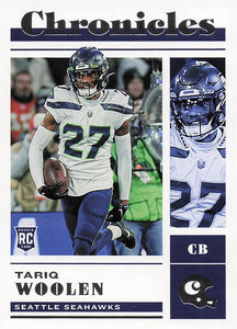 2022 Panini Chronicles Football Tariq Woolen #46 Rookie