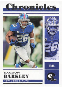 2022 Panini Chronicles Football Saquon Barkley #19