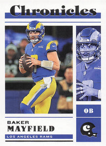 2022 Panini Chronicles Football Baker Mayfield #31