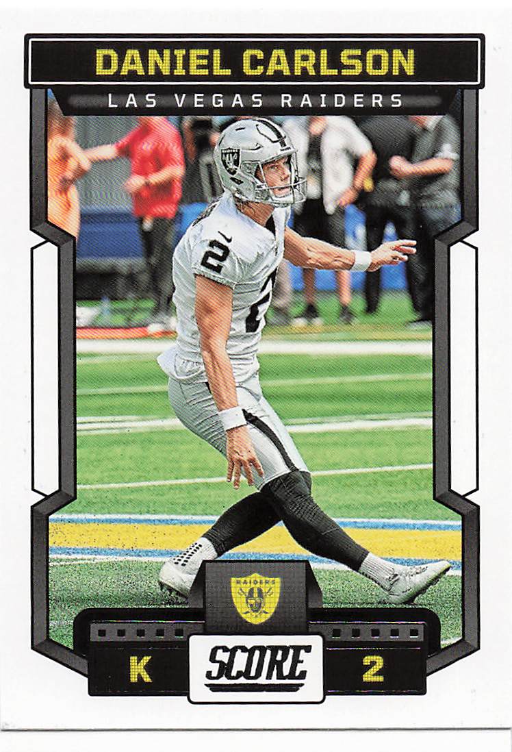 2023 Score Football Daniel Carlson #138