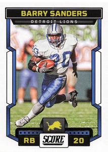 2023 Score Football Barry Sanders #87