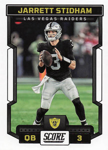 2023 Score Football Jarrett Stidham #132