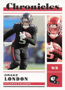 2022 Panini Chronicles Football Drake London #44 Rookie