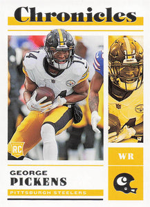 2022 Panini Chronicles Football George Pickens #48 Rookie
