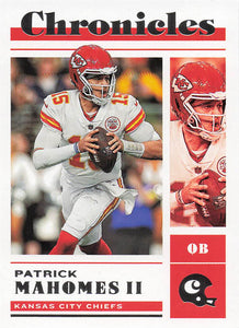 2022 Panini Chronicles Football Patrick Mahomes II #13