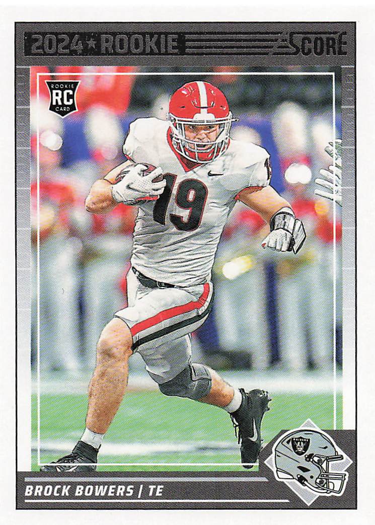 2024 Score Football Brock Bowers #310 Rookie
