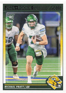 2024 Score Football Michael Pratt #379 Rookie