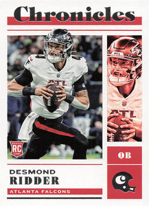 2022 Panini Chronicles Football Desmond Ridder #40 Rookie