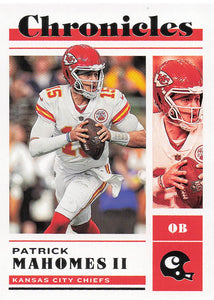 2022 Panini Chronicles Football Patrick Mahomes II #13