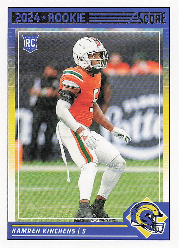 2024 Score Football Kamren Kinchens #348 Rookie