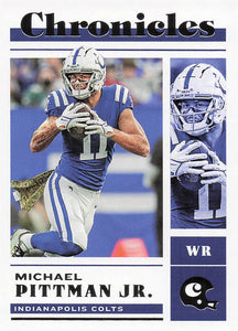 2022 Panini Chronicles Football Michael Pittman Jr. #11