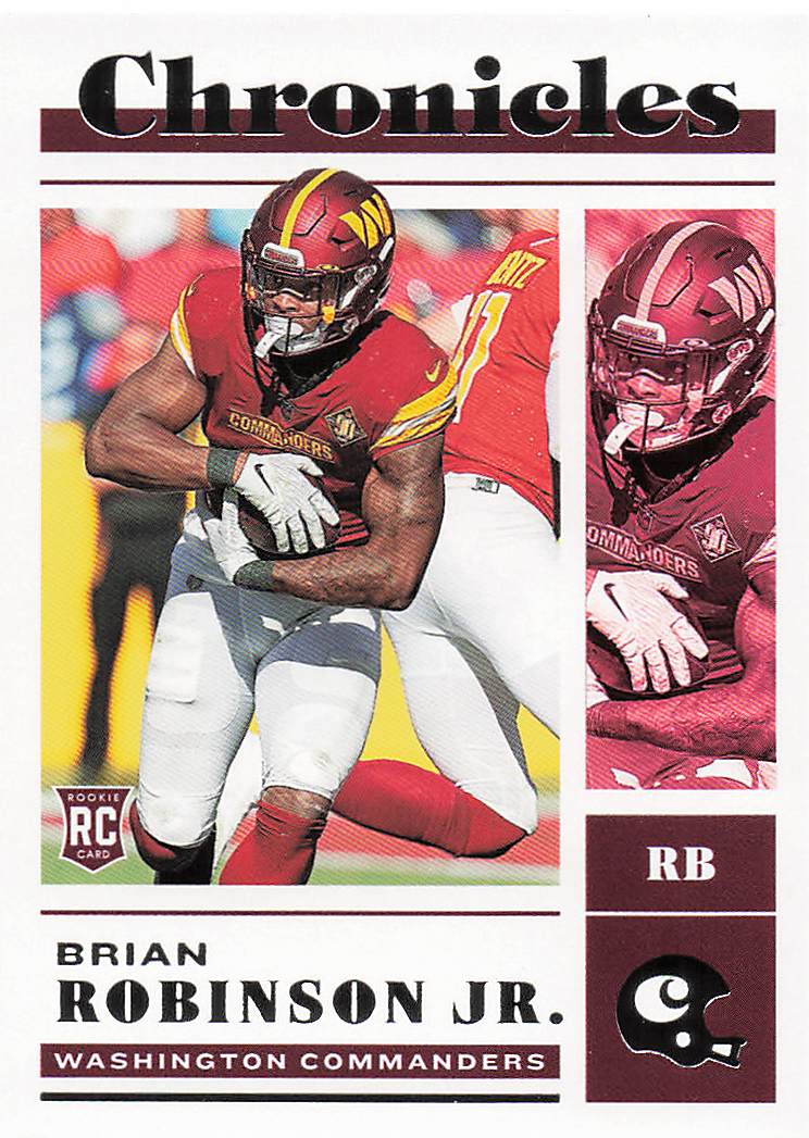 2022 Panini Chronicles Football Brian Robinson Jr. #37 Rookie