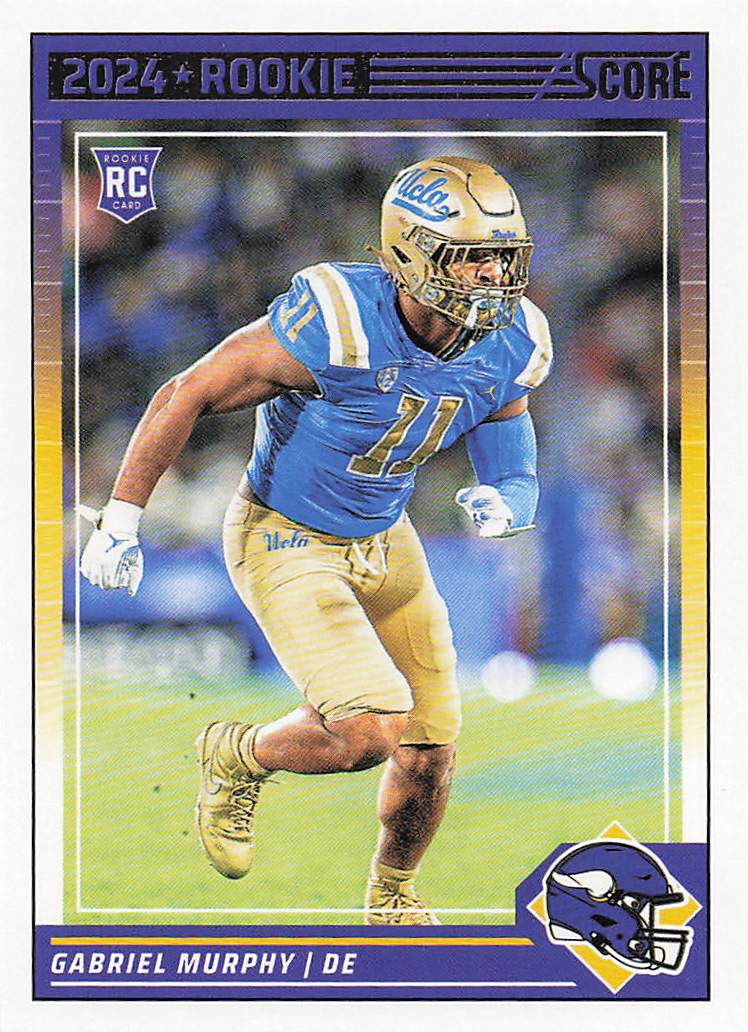 2024 Score Football Gabriel Murphy #376 Rookie