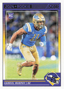 2024 Score Football Gabriel Murphy #376 Rookie