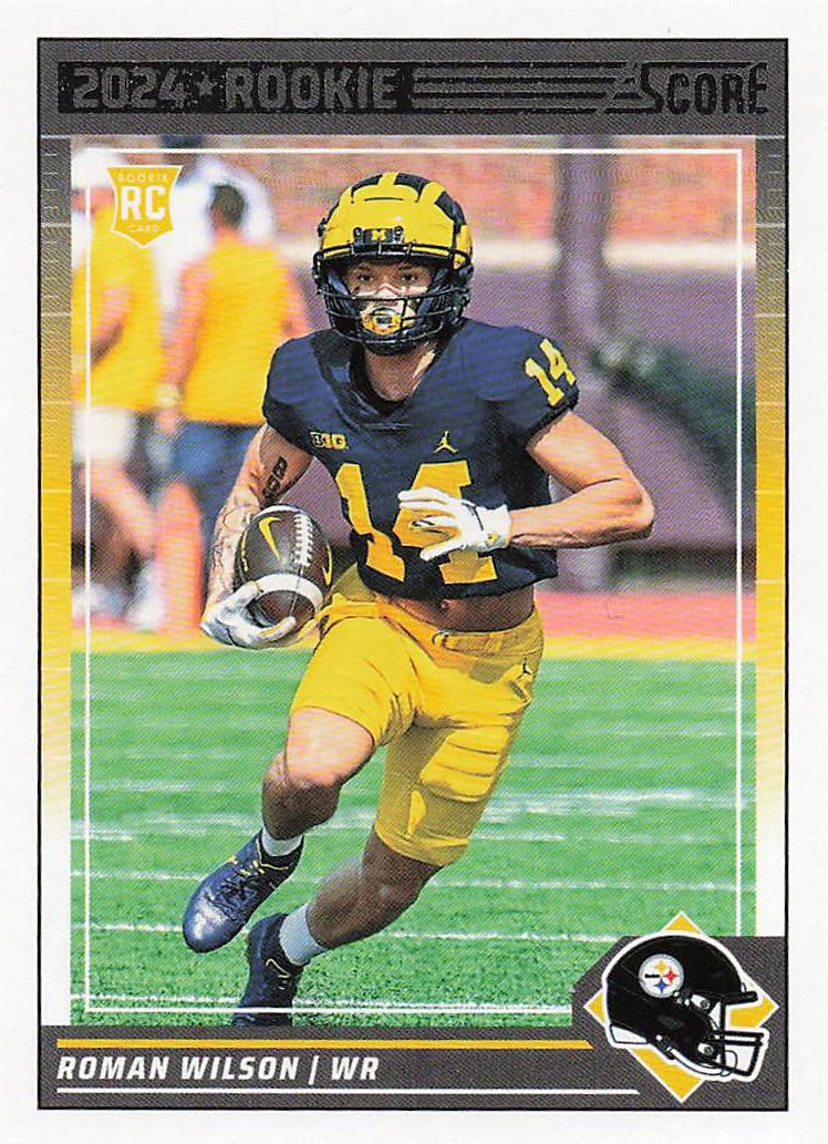 2024 Score Football Roman Wilson #360 Rookie