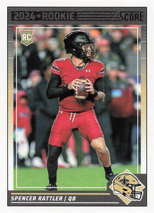 2024 Score Football Spencer Rattler #345 Rookie
