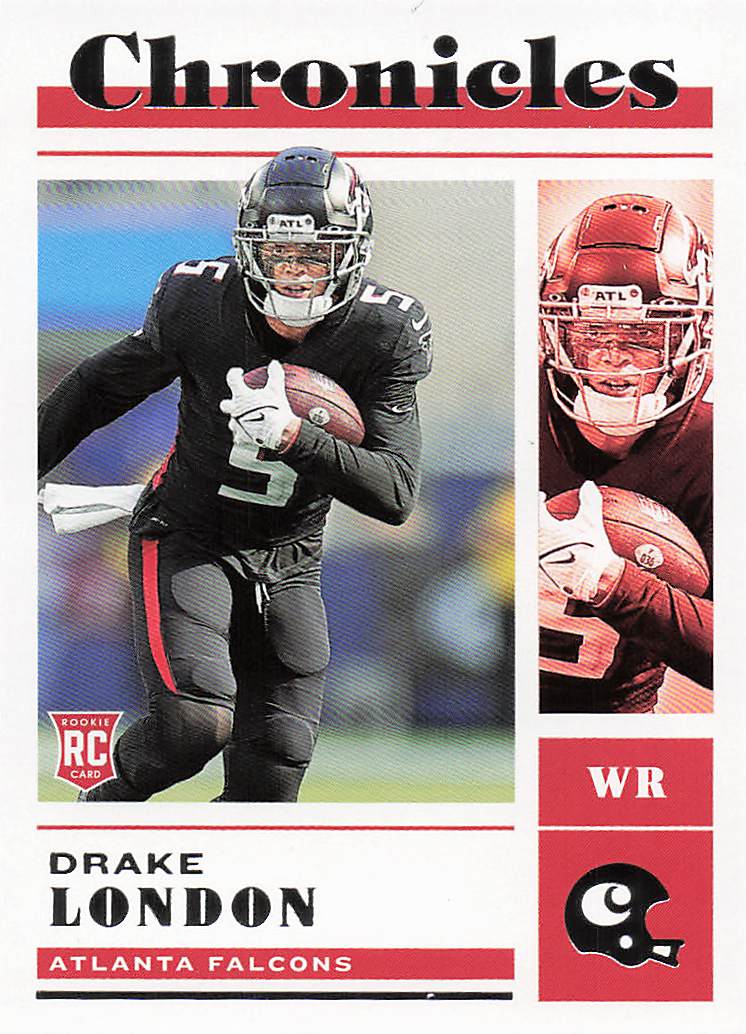 2022 Panini Chronicles Football Drake London #44 Rookie