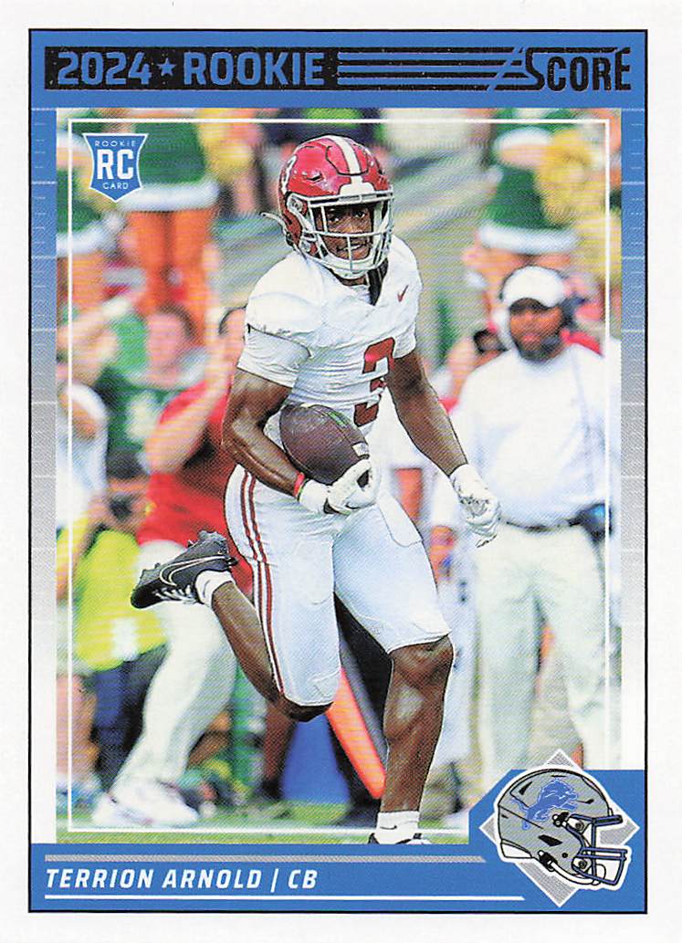 2024 Score Football Terrion Arnold #315 Rookie